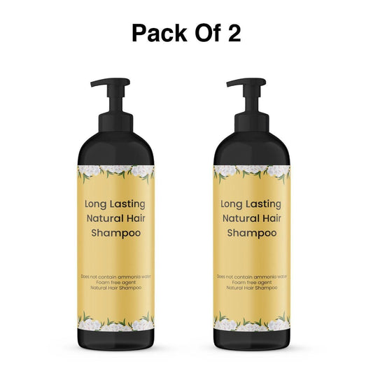 Long Lasting Natural Hair Dye Shampoo 100ML (Pack of 2)